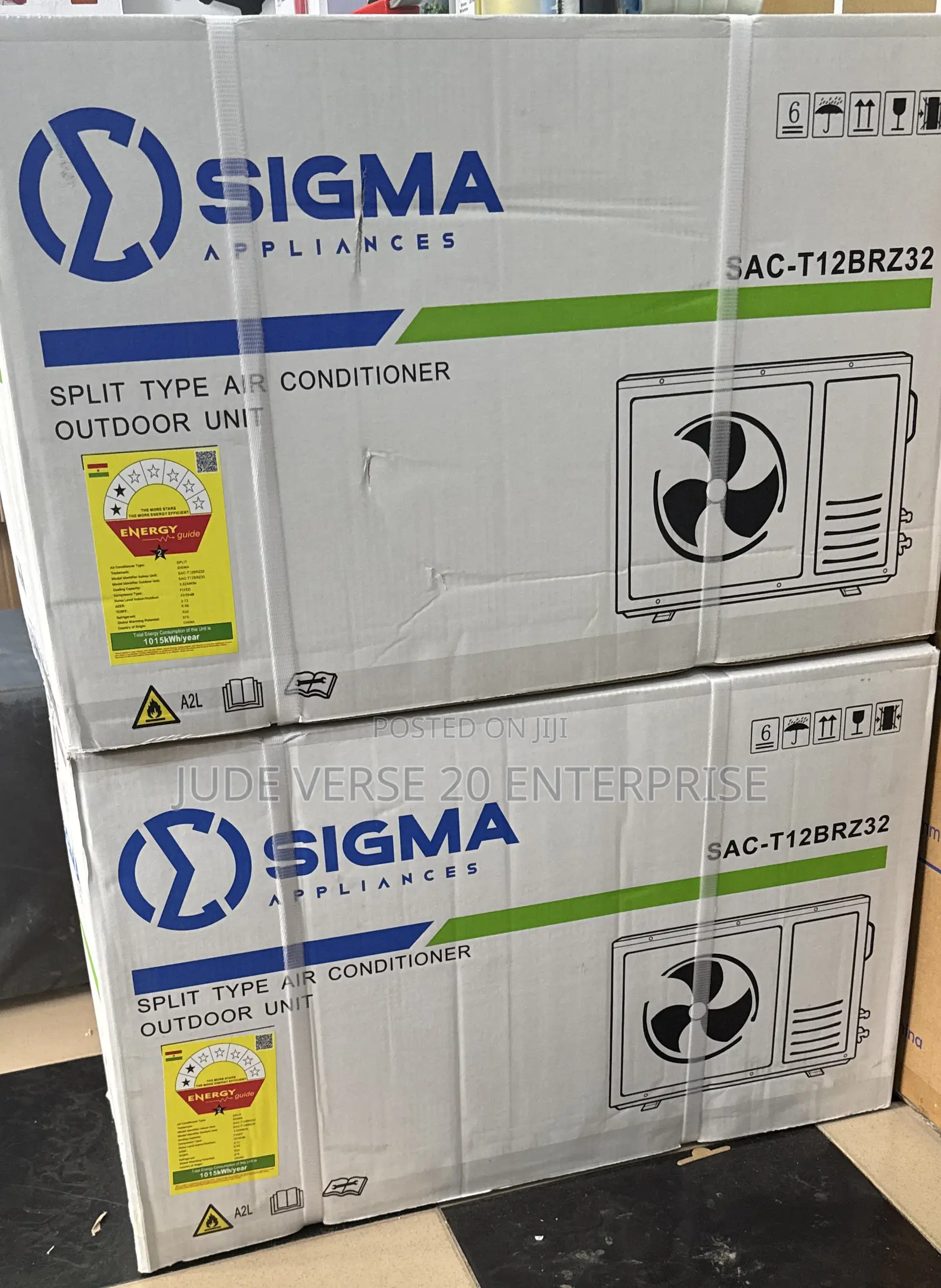 Sigma Split Type Air Conditioner 1.5hp With R32 Gas