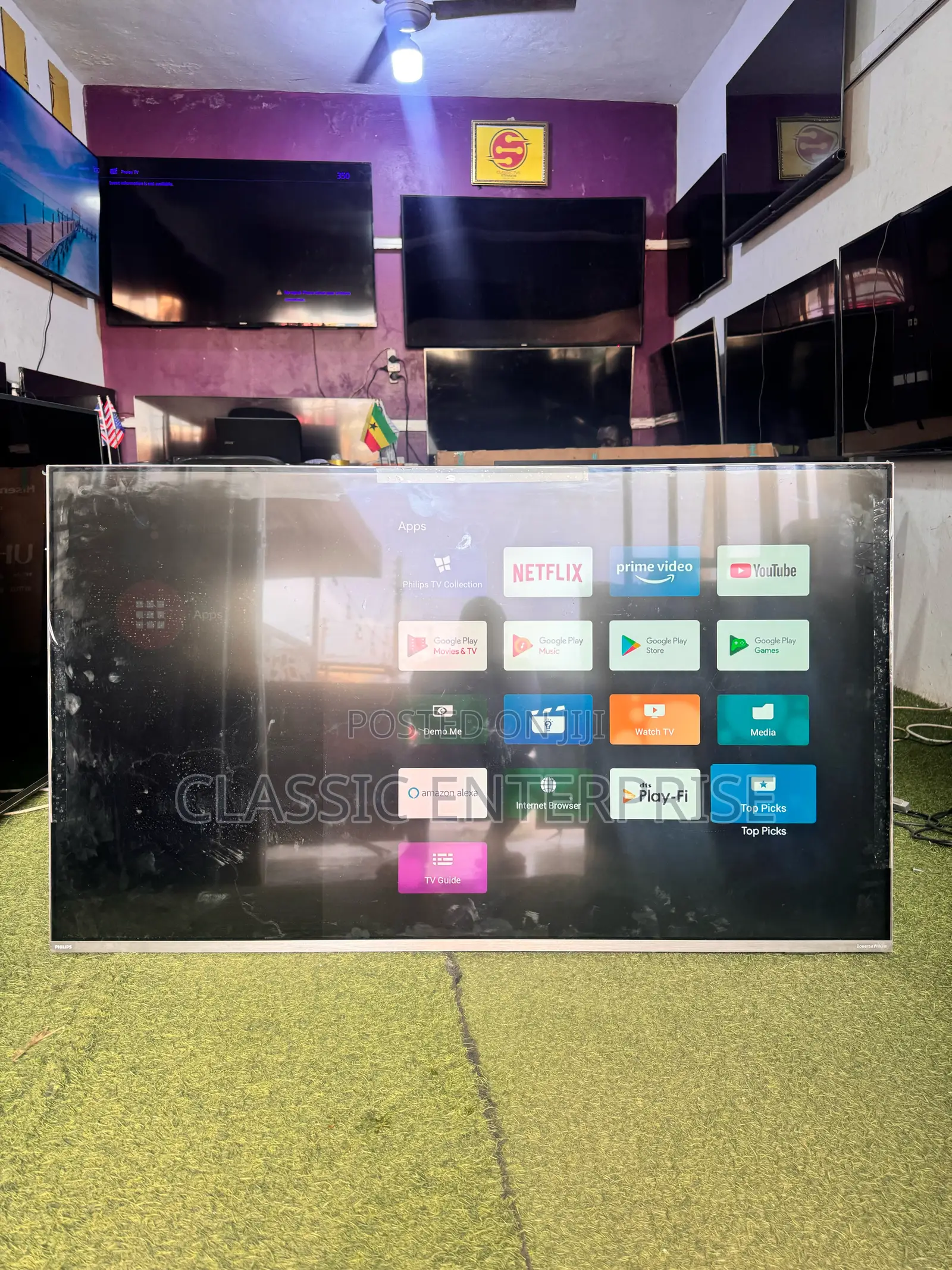 Philips 55 Inches 2020/21 Model Digital Satellite Uhd Premium Tv