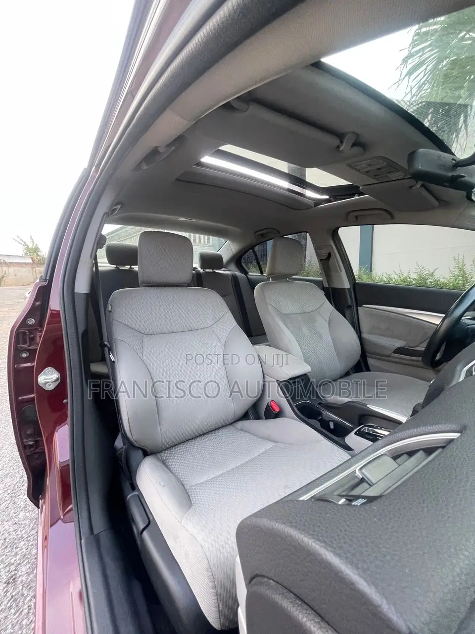 Honda Civic EX 4dr Sedan (1.8L 4cyl CVT) 2015 Burgundy