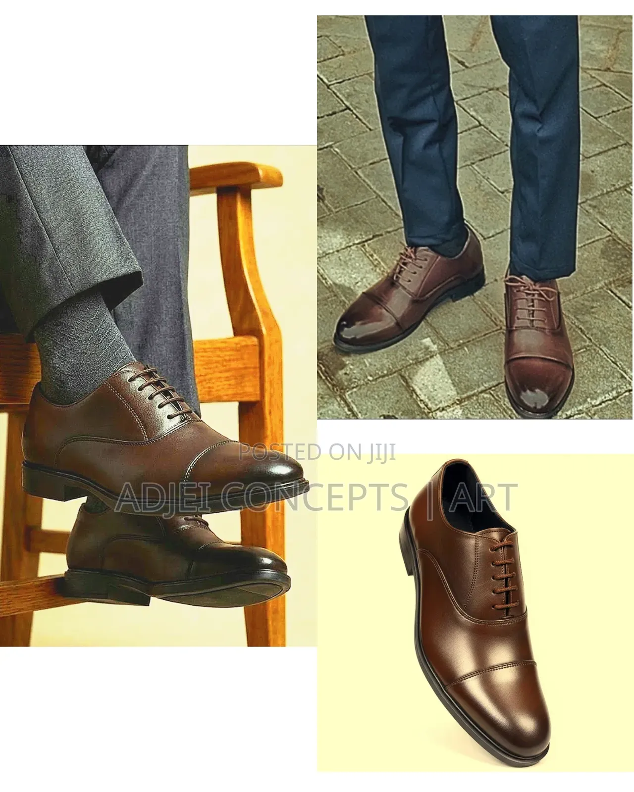 Zara Leather Formal-Wear Mens Office Wear Shoe