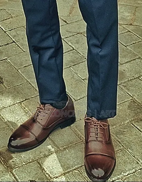 Zara Leather Formal-Wear Mens Office Wear Shoe