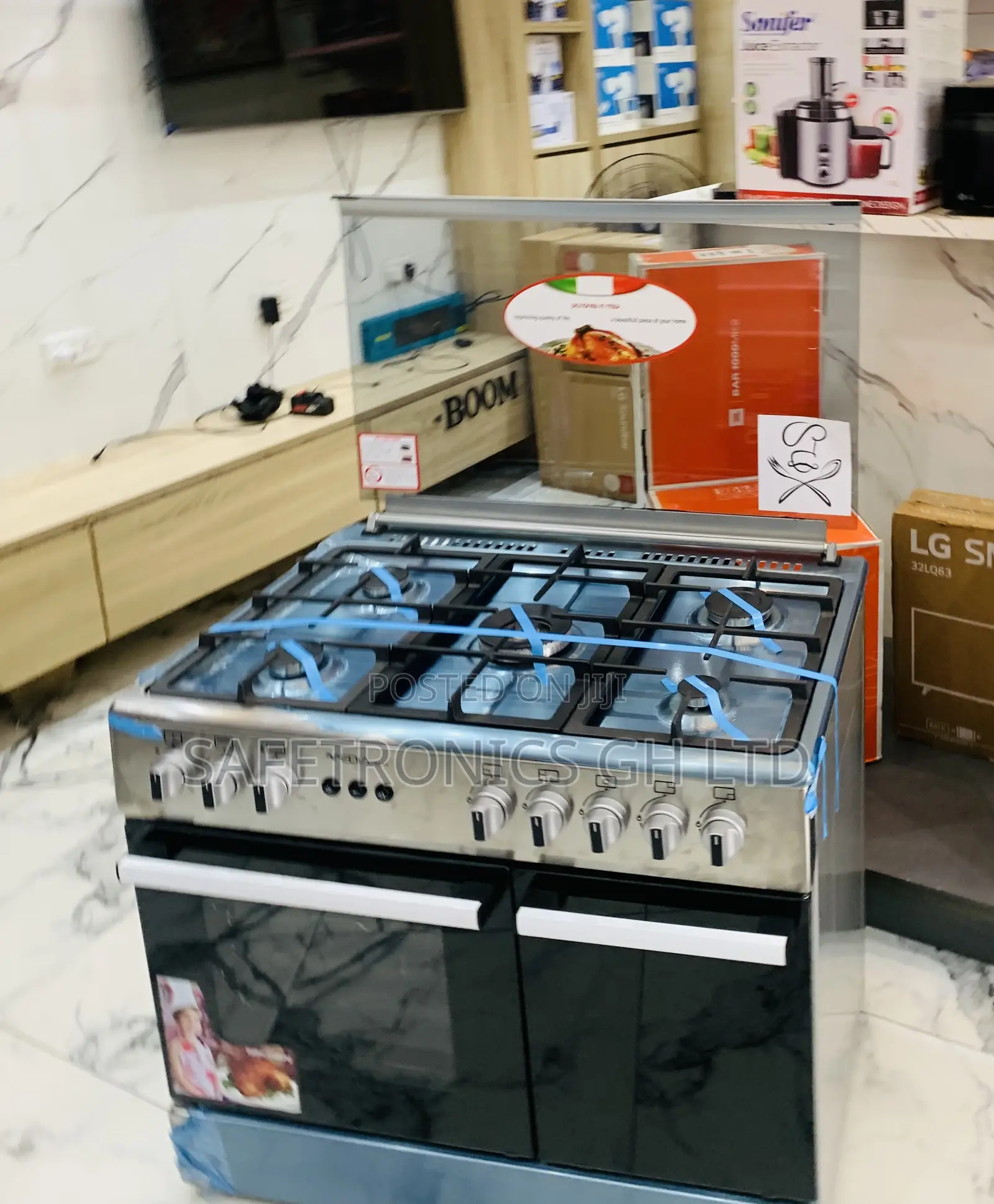 Affordable Sliver Mediatech 5 Gas Burner Oven