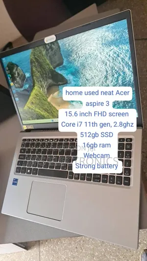 Laptop Acer Aspire 3 16GB Intel Core i7 SSD 512GB