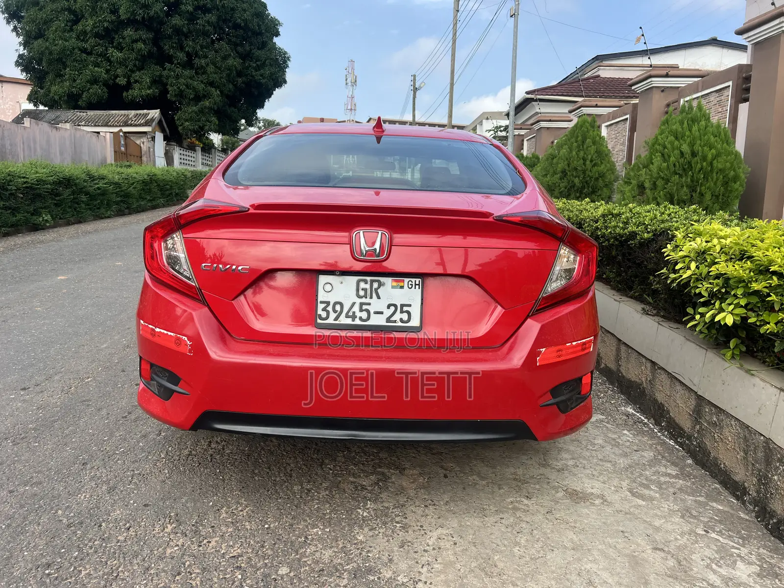 Honda Civic 2017 Red