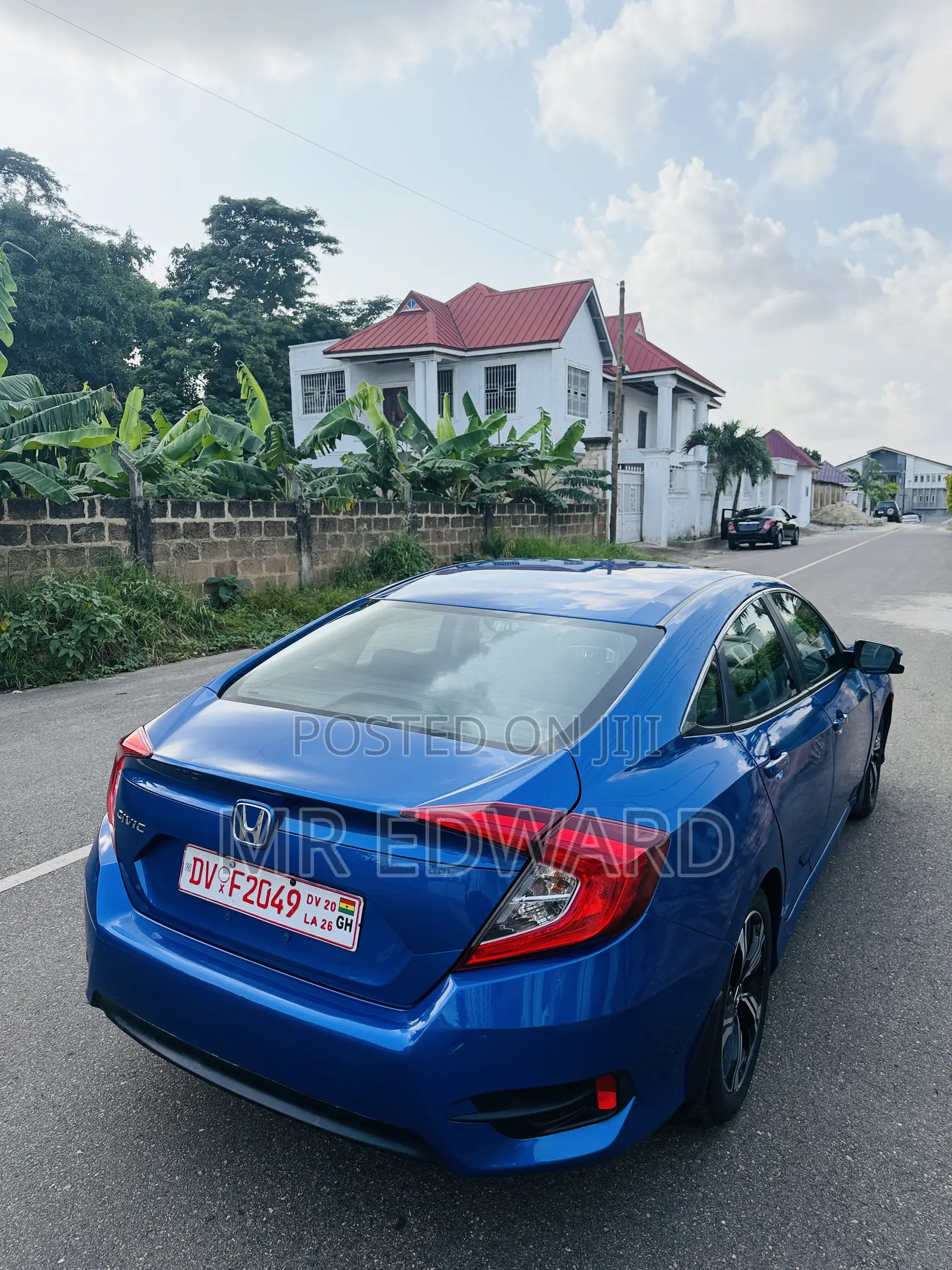 Honda Civic EX 4dr Sedan (2.0L 4cyl) 2017 Blue