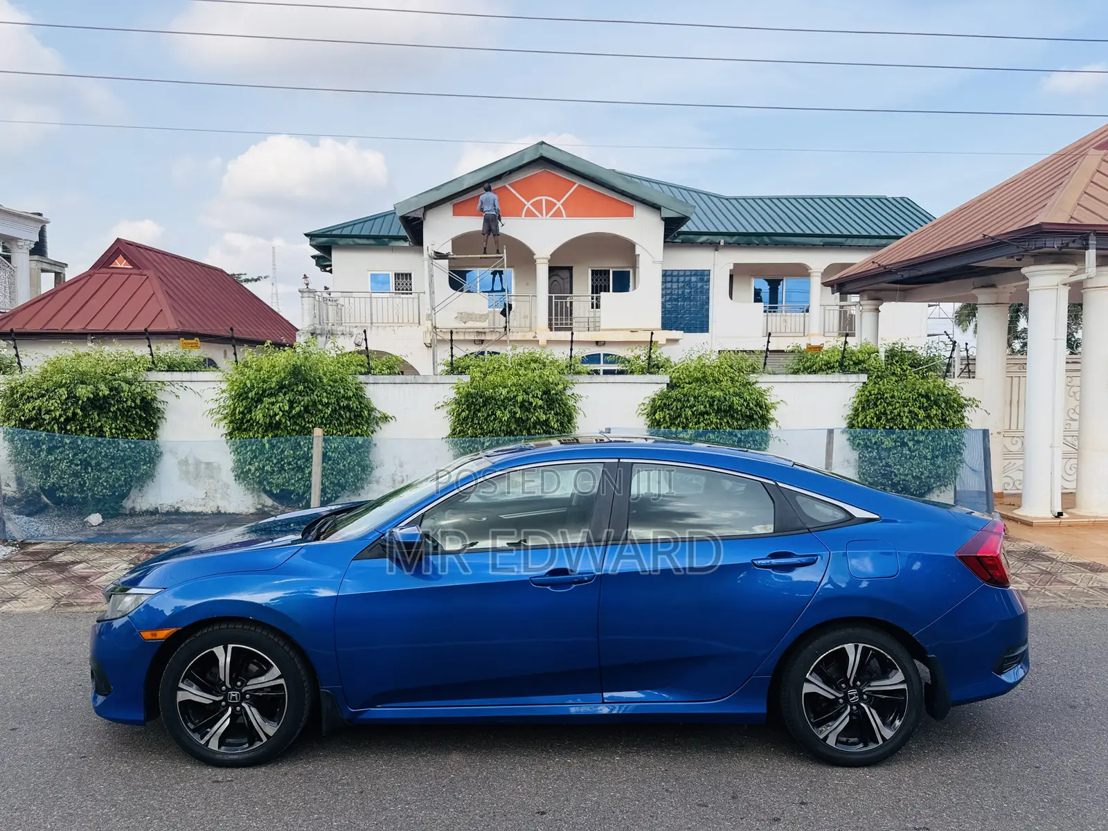 Honda Civic EX 4dr Sedan (2.0L 4cyl) 2017 Blue