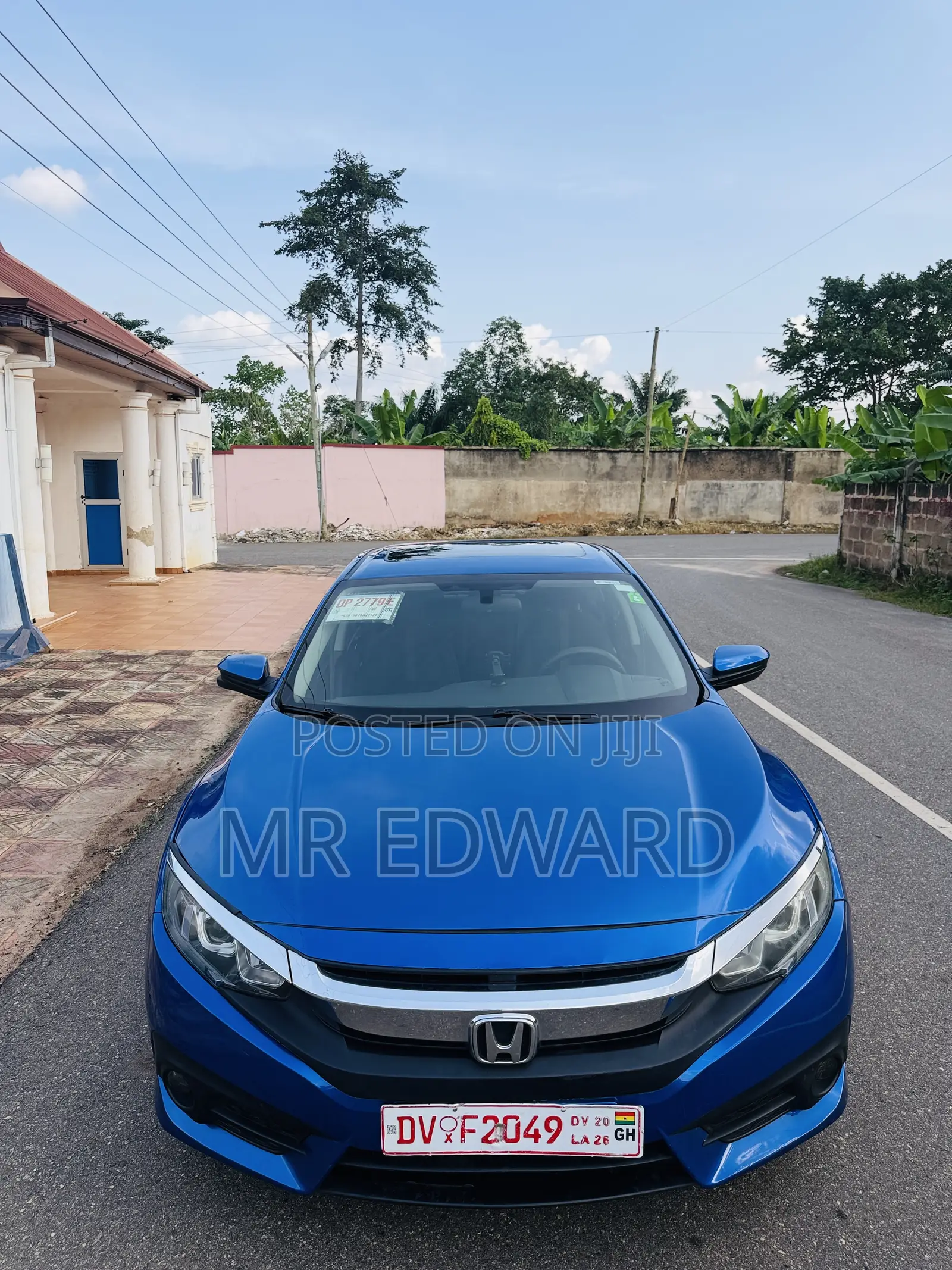 Honda Civic EX 4dr Sedan (2.0L 4cyl) 2017 Blue