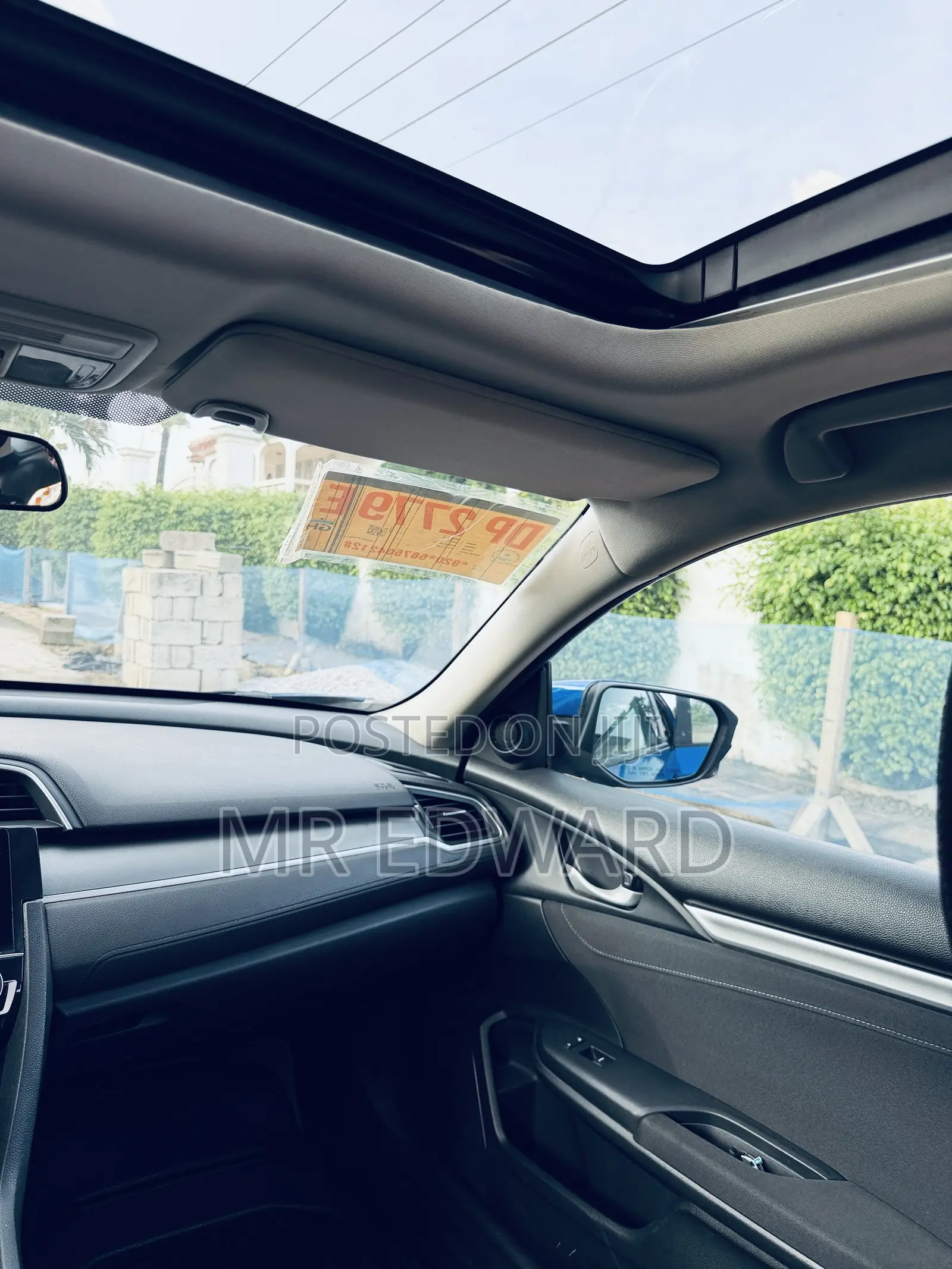 Honda Civic EX 4dr Sedan (2.0L 4cyl) 2017 Blue