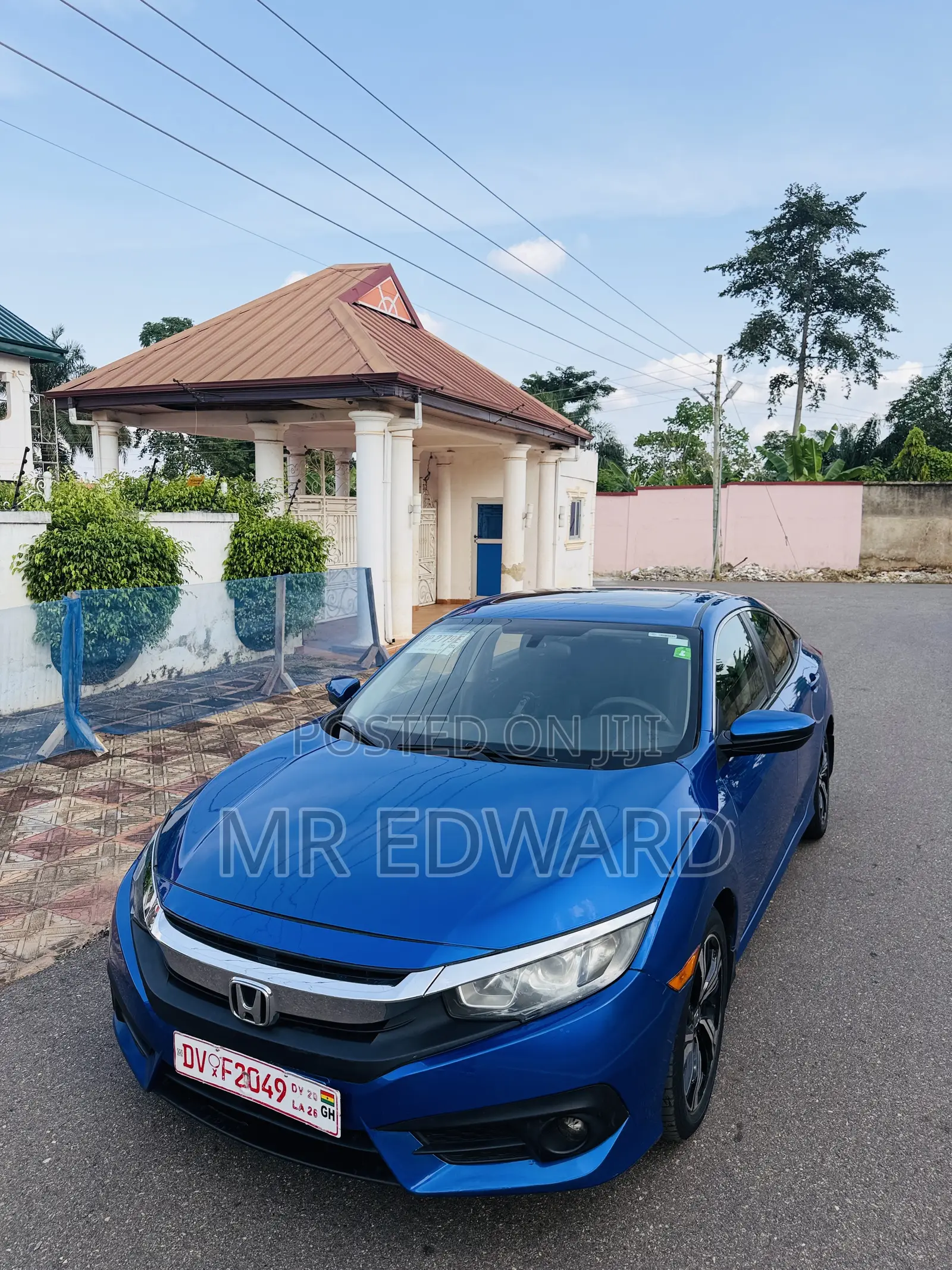 Honda Civic EX 4dr Sedan (2.0L 4cyl) 2017 Blue