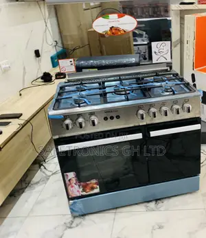 Fabulous Mediatech 5 Gas Burner With Oven, Grill, and Auto Rotisserie