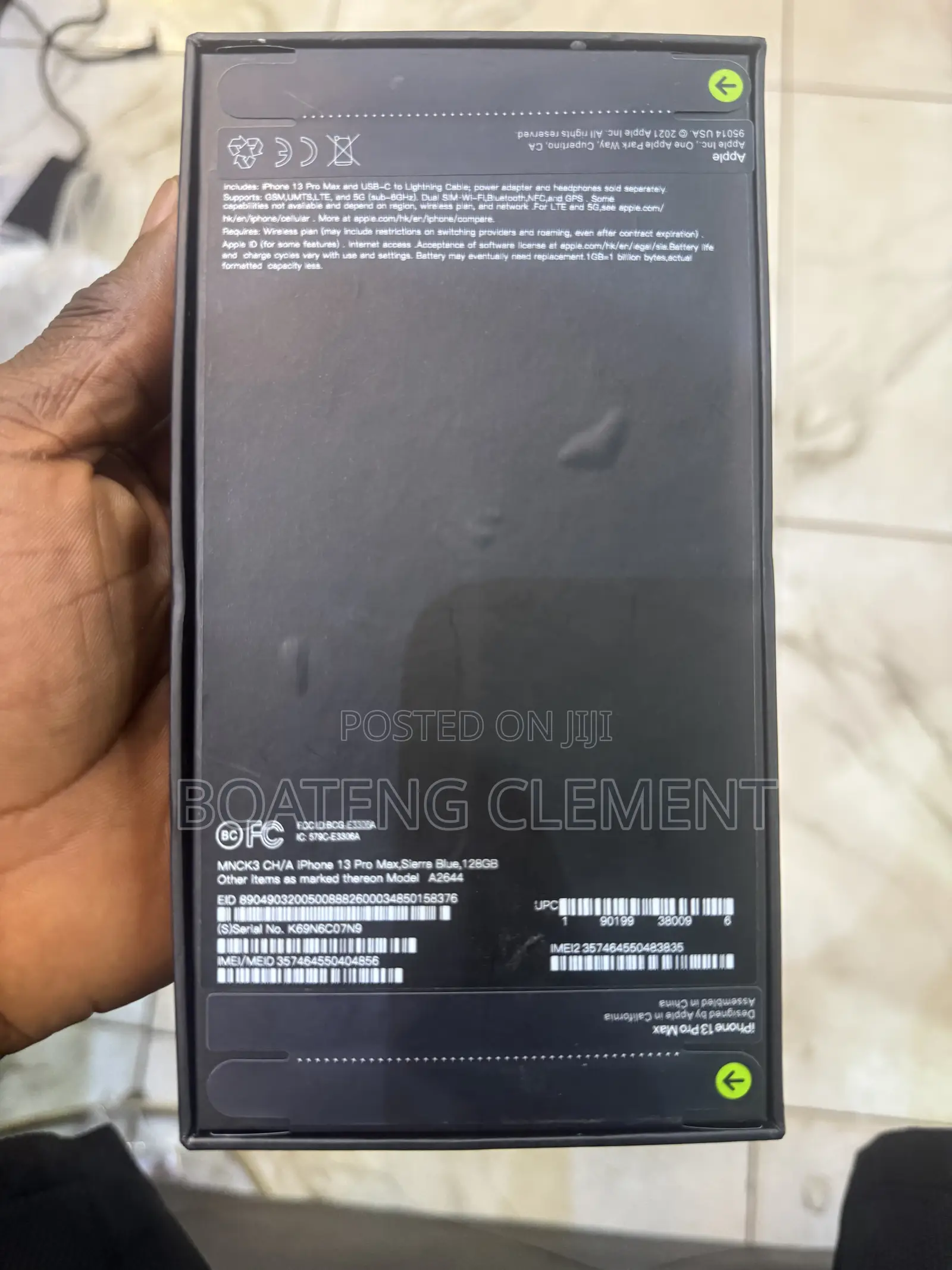 New Apple iPhone 13 Pro Max 128 GB Blue