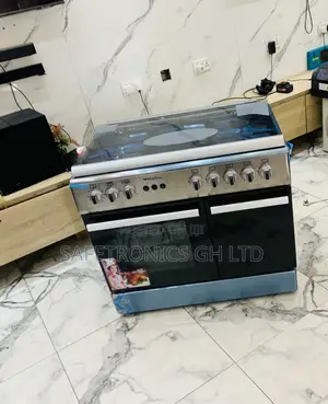 Quality Sleek Mediatech 5 Gas Burner With Ovengrill, Auto Rotisserie