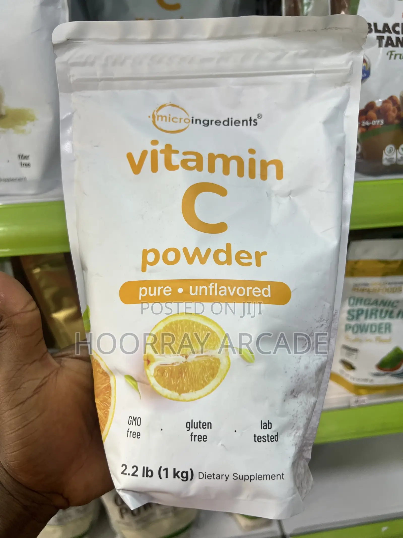 Vitamin C Powder, 1kg Supplement - ❗Delivery Only❗