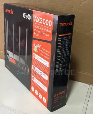 Tenda W30e Ax3000 Dual Band Wi-Fi 6 Wireless Hotspot Router
