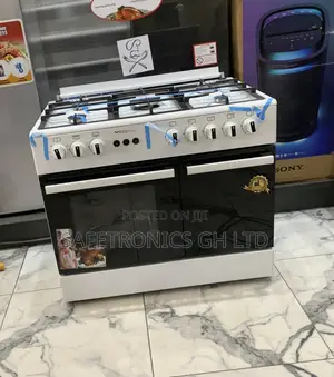 Secure Good Mediatech 5 Gas Burner Oven and Grill Auto Rotisserie