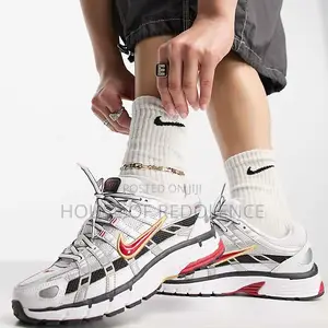 Nike P-6000 Metallic Platinum Sneakers