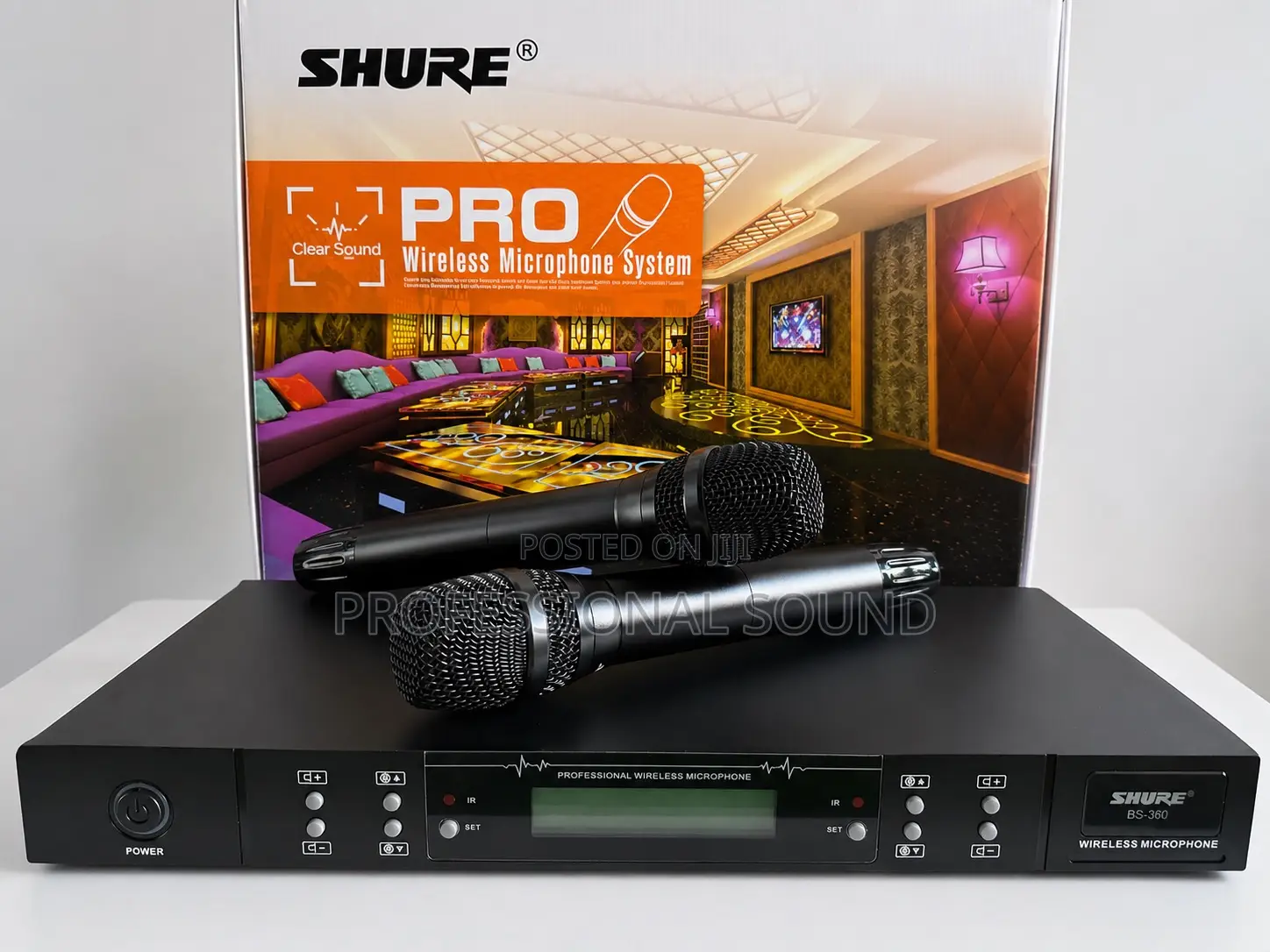 A Shure Bs-360 Wireless Microphone System