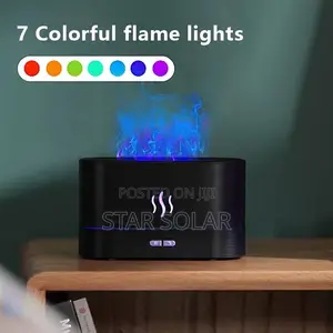 180ml Flame Aromatherapy Diffuser - Ultrasonic Humidifier,