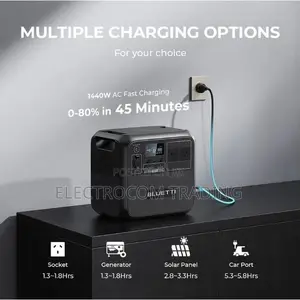 Bluetti Ac180, 1800w,1152wh Lifepo4 Battery, Portable Power Station.