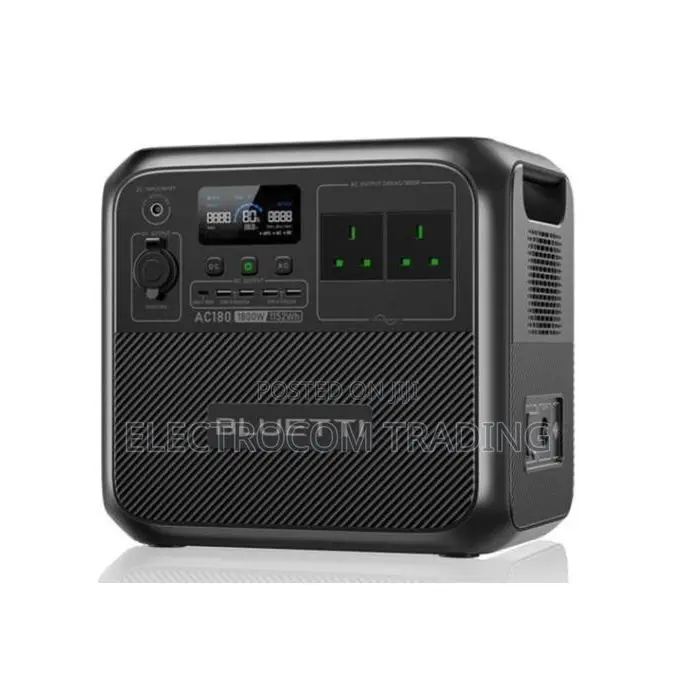 Bluetti Ac180, 1800w,1152wh Lifepo4 Battery, Portable Power Station.