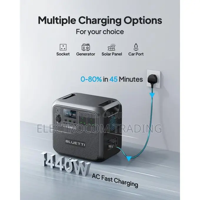 Bluetti Ac180, 1800w,1152wh Lifepo4 Battery, Portable Power Station.