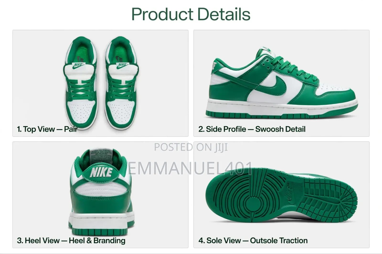 Green Casual Sneakers – Comfortable Fashion Shoes