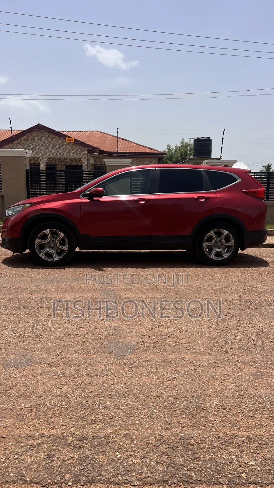 Honda CR-V EX-L 4dr SUV AWD (1.5L 4cyl CVT) 2017 Red