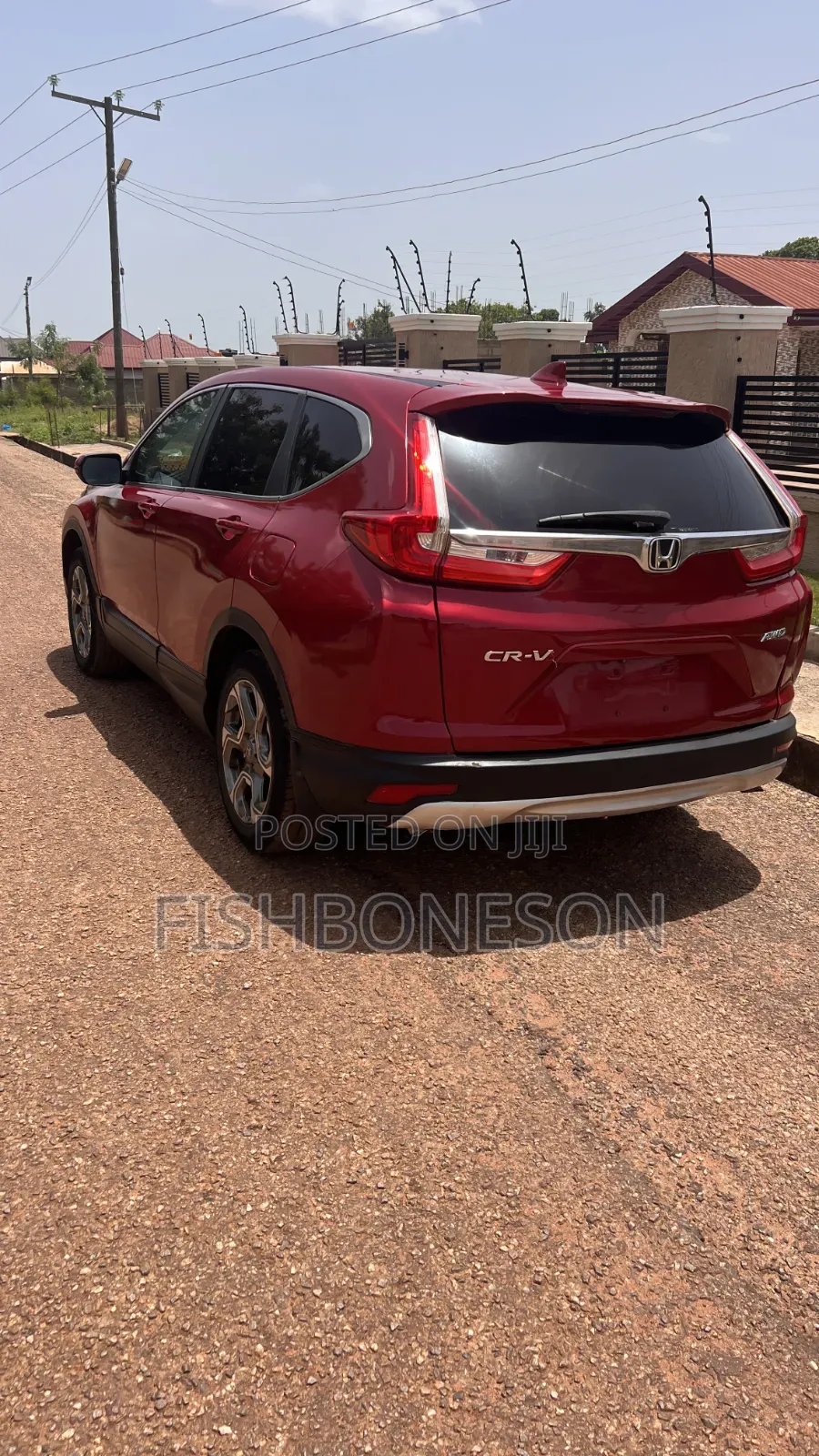 Honda CR-V EX-L 4dr SUV AWD (1.5L 4cyl CVT) 2017 Red