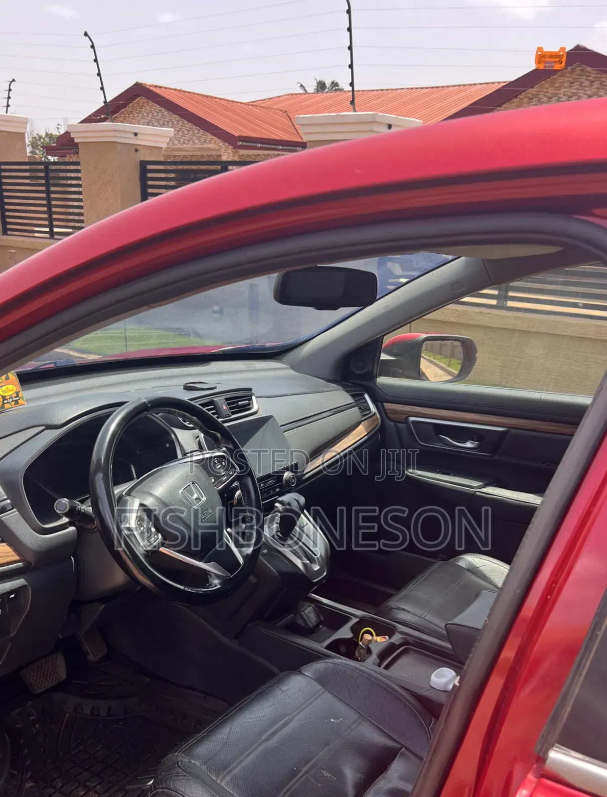 Honda CR-V EX-L 4dr SUV AWD (1.5L 4cyl CVT) 2017 Red