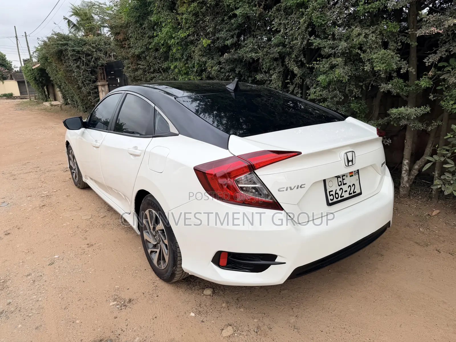 Honda Civic EX-L 4dr Sedan (1.5L 4cyl) 2016 White