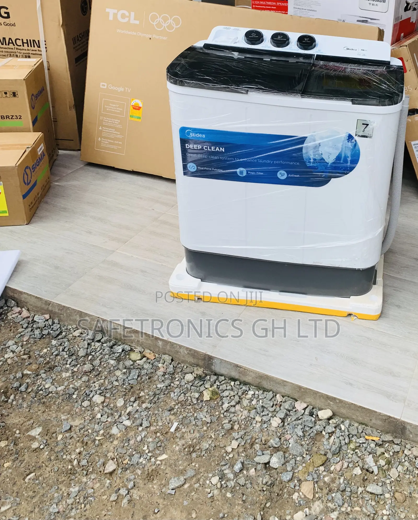 Newly Virtual Midea 7 Kg Semi Automatic Top Load Washing Machine