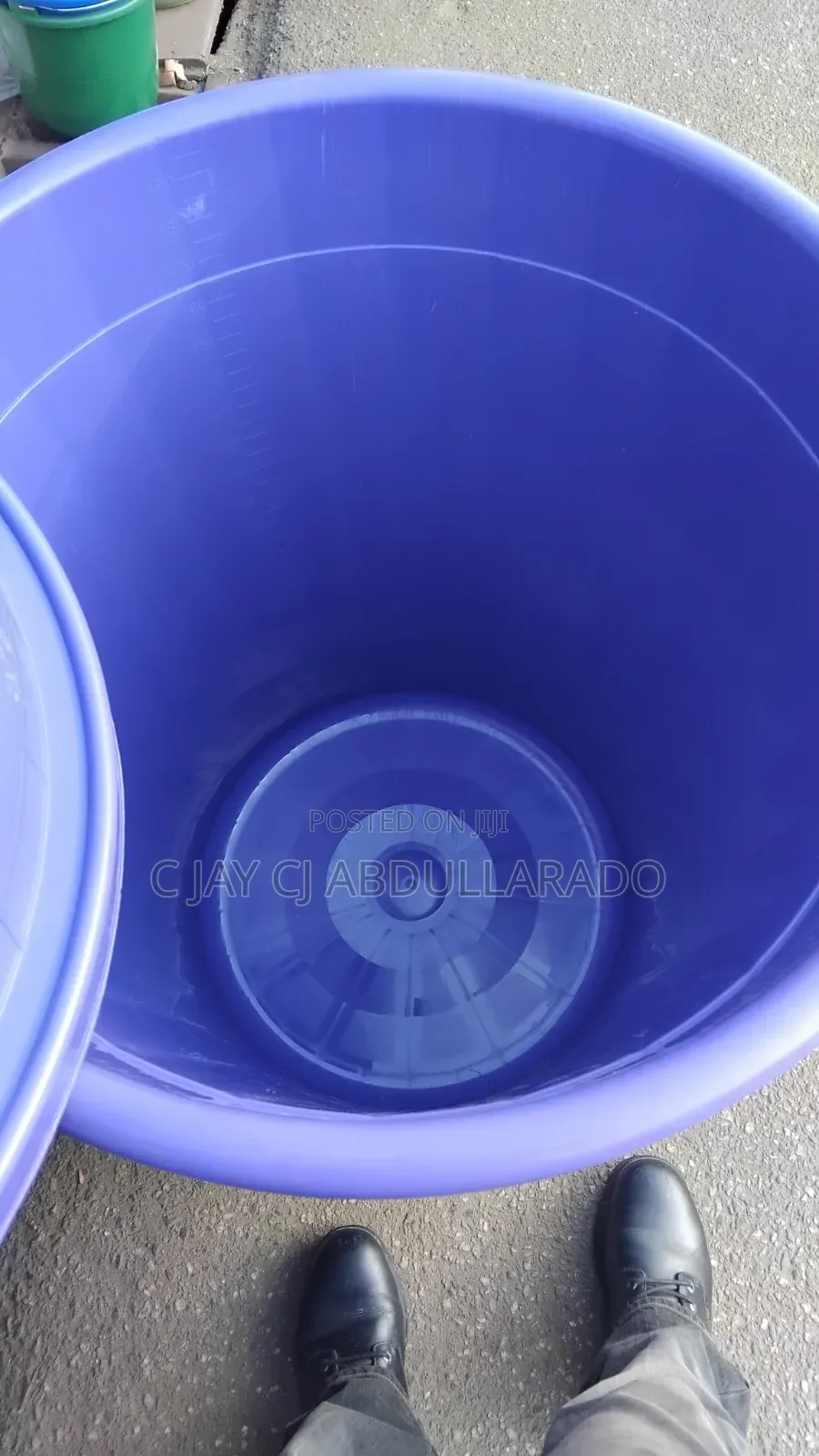 Water Storage Tank Big Ones With Metal Hands