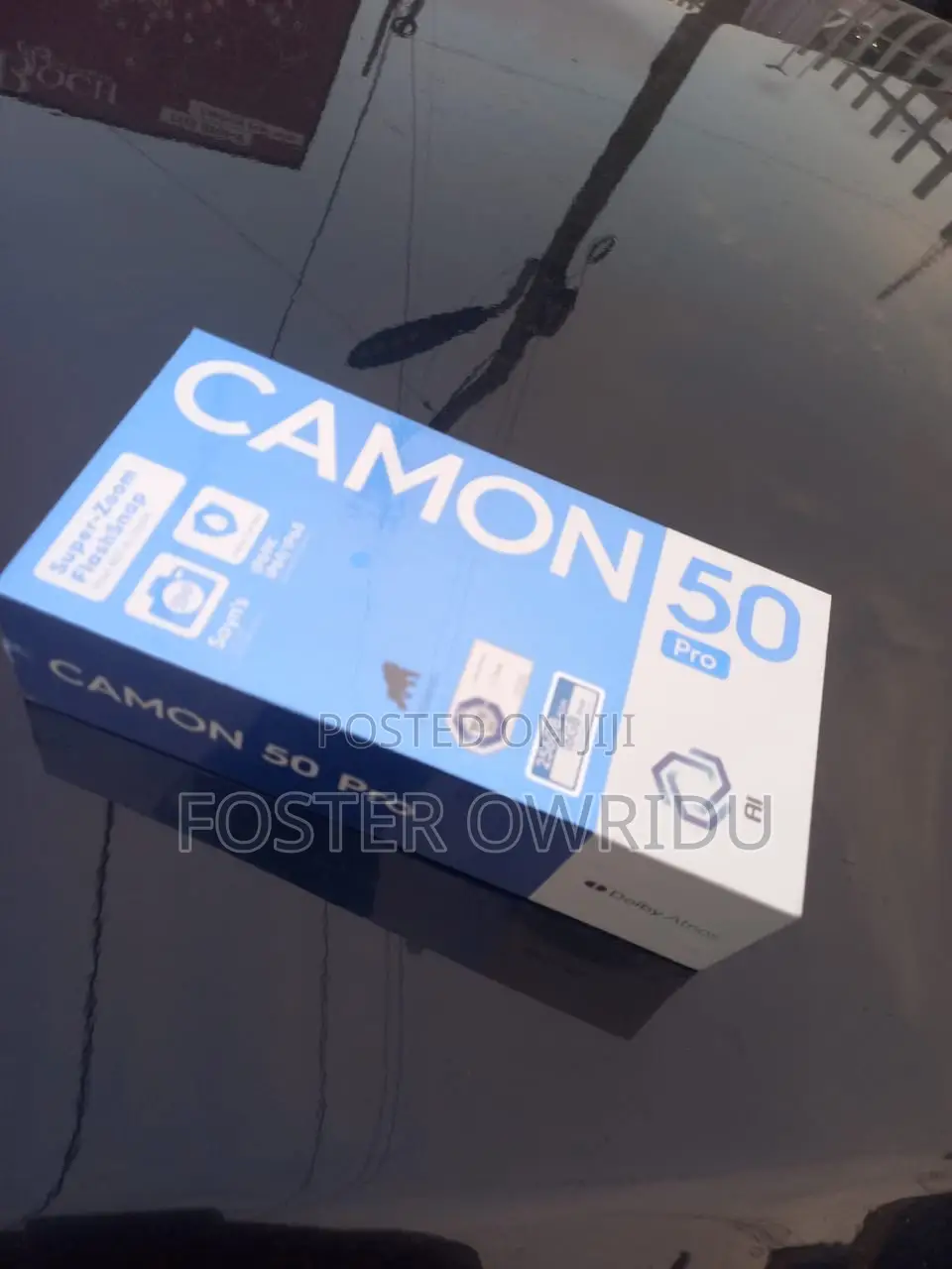 New Tecno Camon 50 Pro 256 GB Black