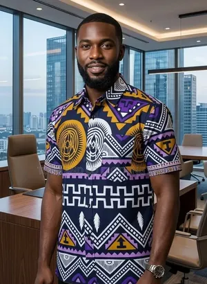 Ready to Wear Male African Print. Shirts