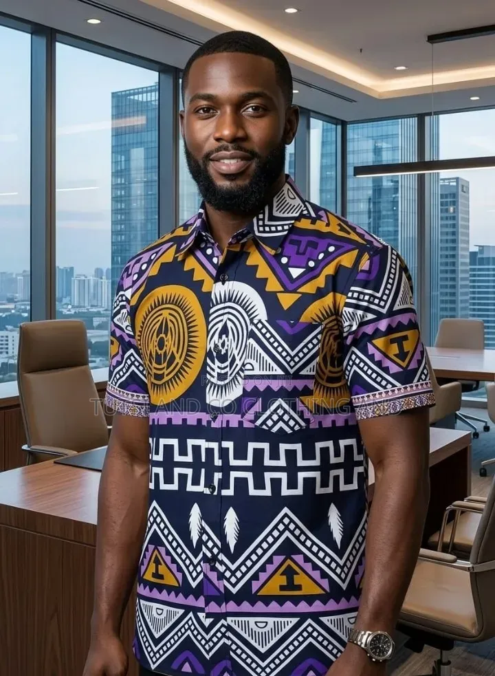 Ready to Wear Male African Print. Shirts