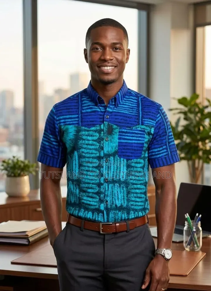 Ready to Wear Male African Print. Shirts