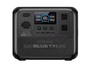 Bluetti Ac70, 1000w, 768wh Lifepo4 Battery, Portable Power Station