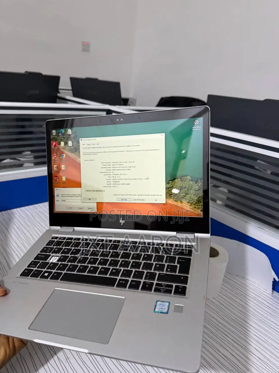 Laptop HP EliteBook x360 1030 G2 8GB Intel Core i5 SSD 256GB