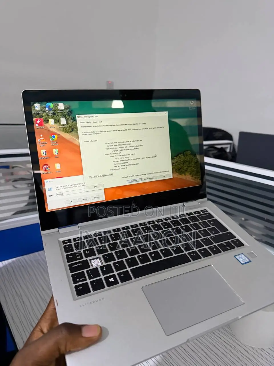 Laptop HP EliteBook x360 1030 G2 8GB Intel Core i5 SSD 256GB