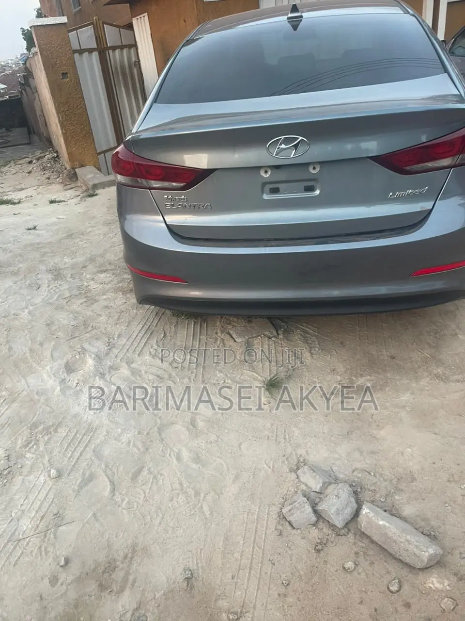 Hyundai Elantra Limited 2018 Gray