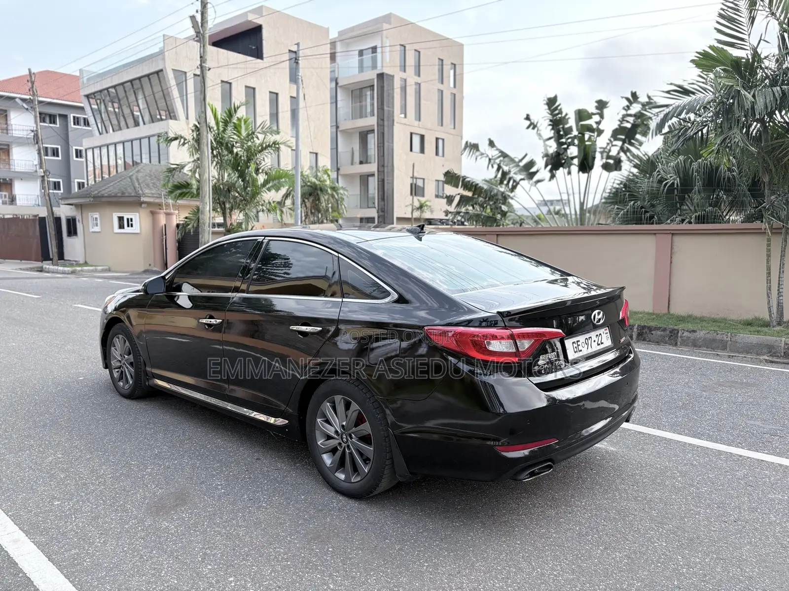 Hyundai Sonata Sport 4dr Sedan (2.4L 4cyl 6A) 2015 Black