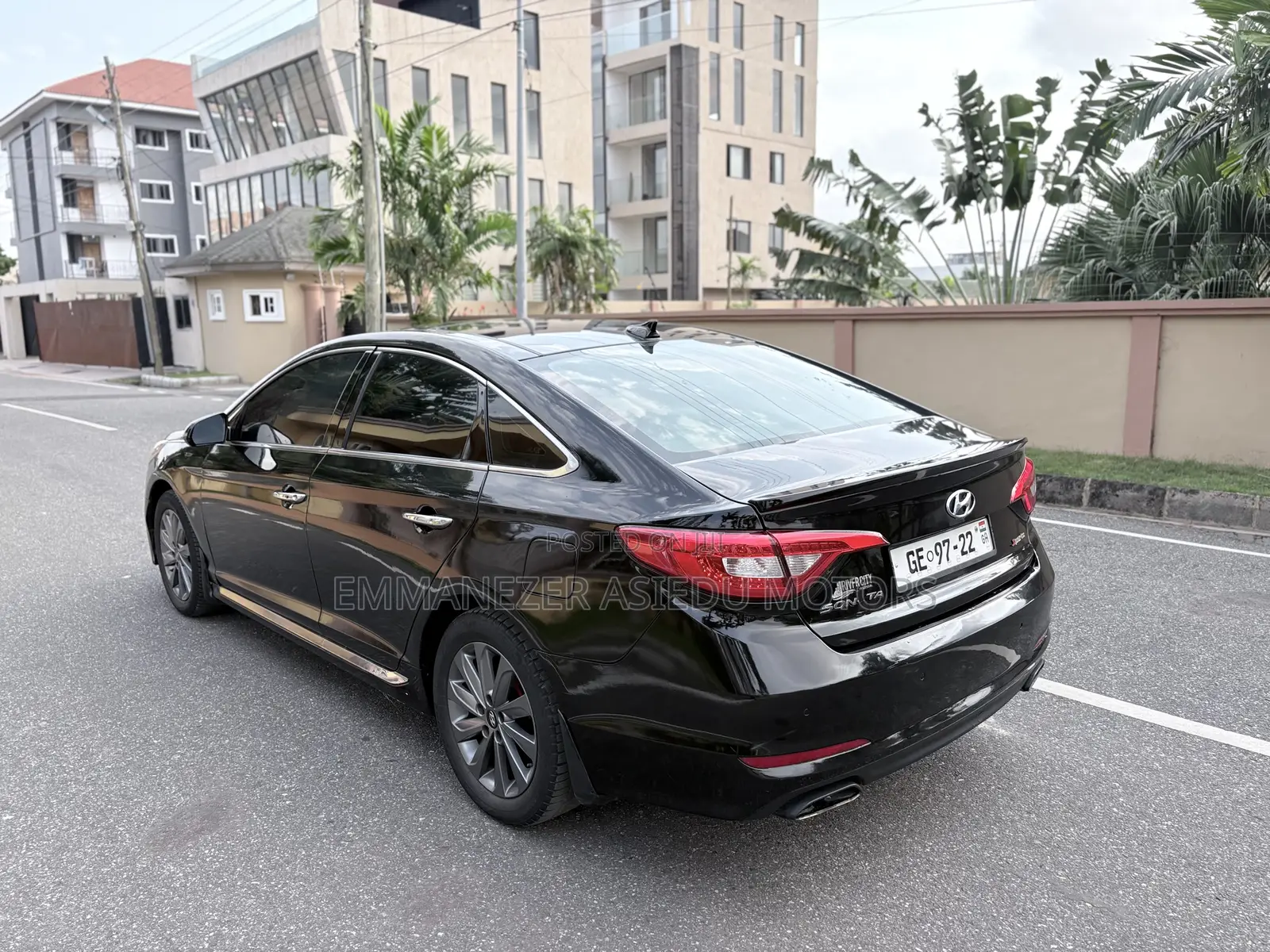 Hyundai Sonata Sport 4dr Sedan (2.4L 4cyl 6A) 2015 Black