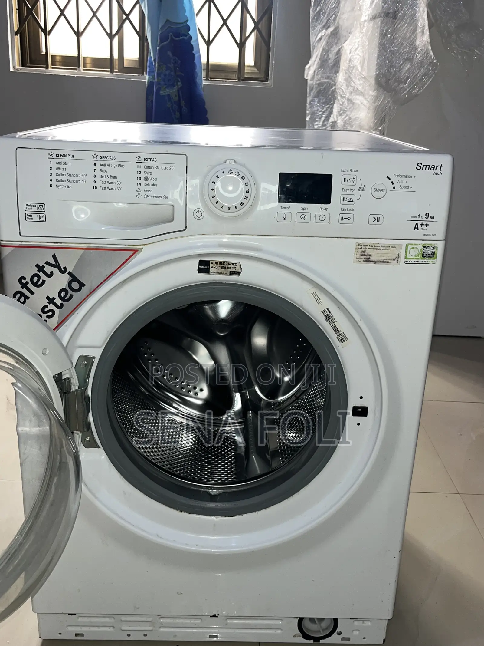 Hotpoint Wmfug 942 Uk Washing Machine – 9kg, 1400 RPM (Uk Used)