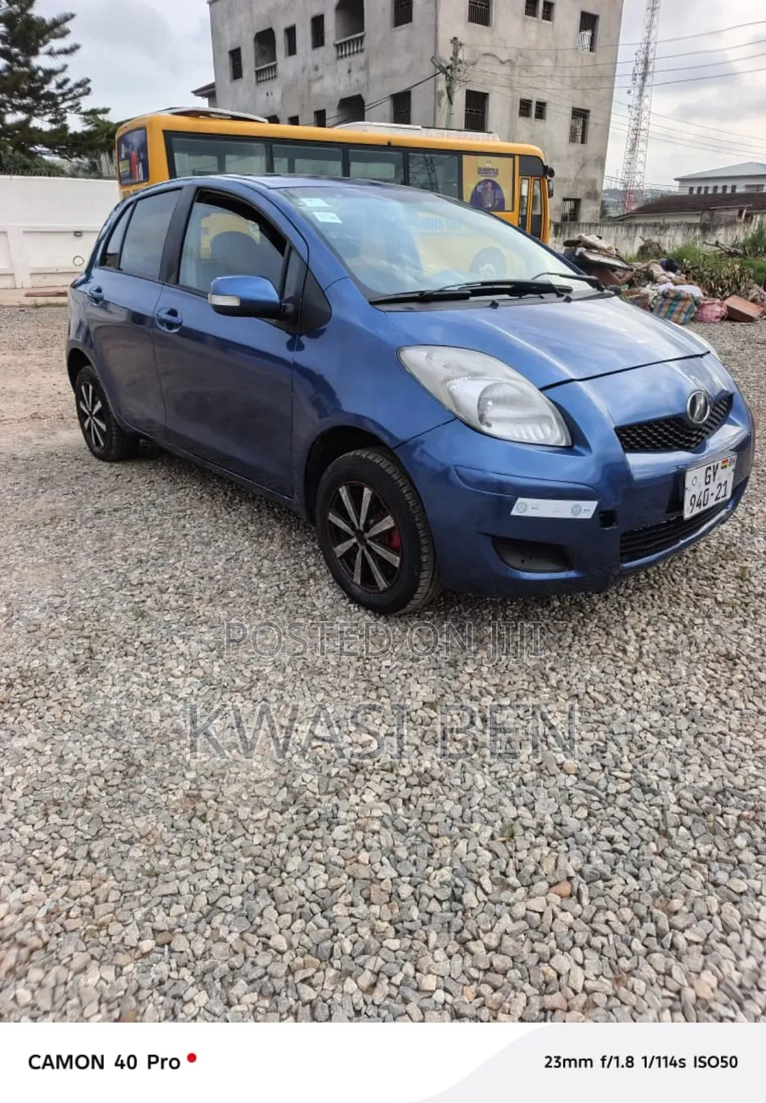Toyota Vitz 2010 Blue