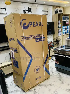 Accurate New Pearl 610liters Double Door Display Fridge PVC-730-2b