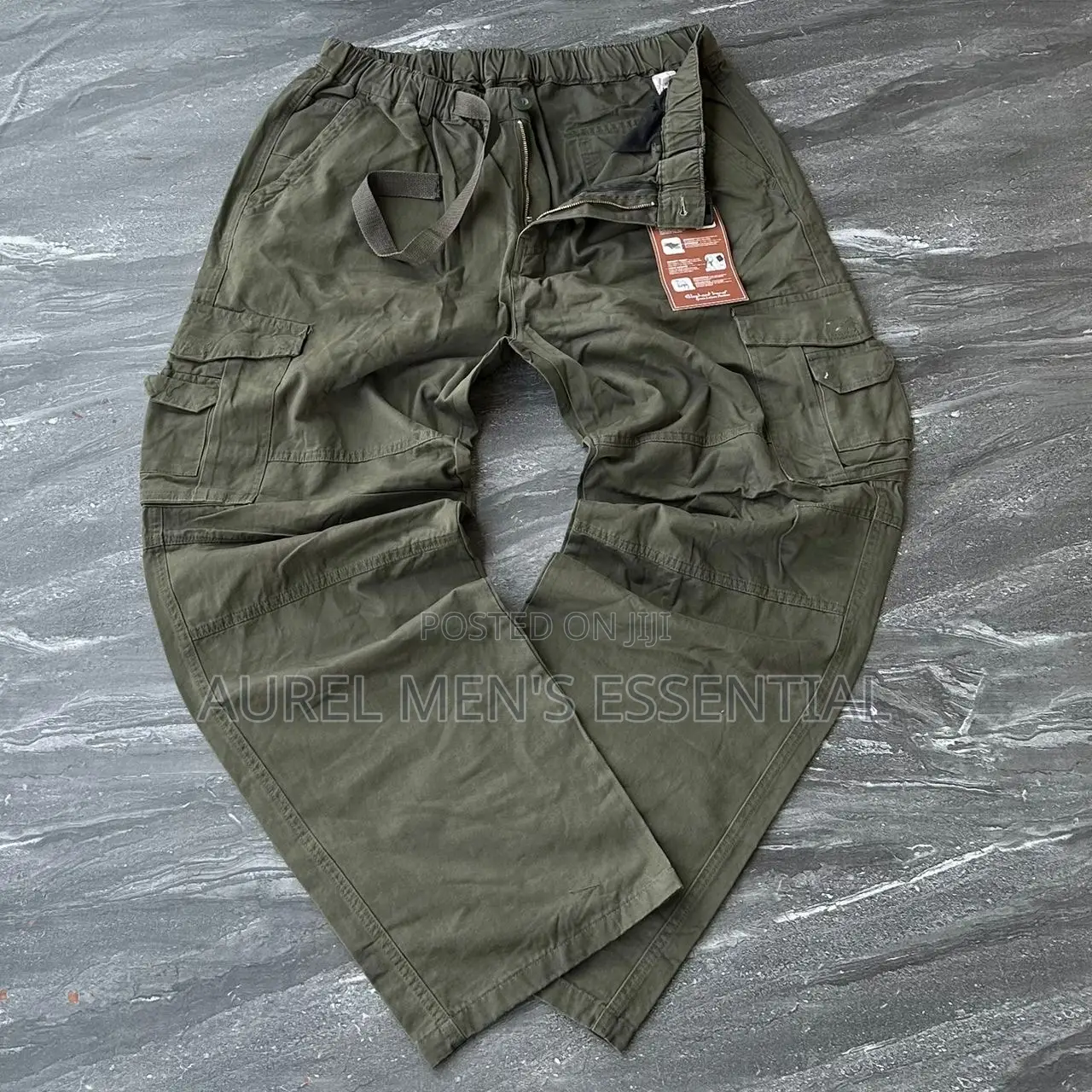 Premium Olive Green Cargo Pants
