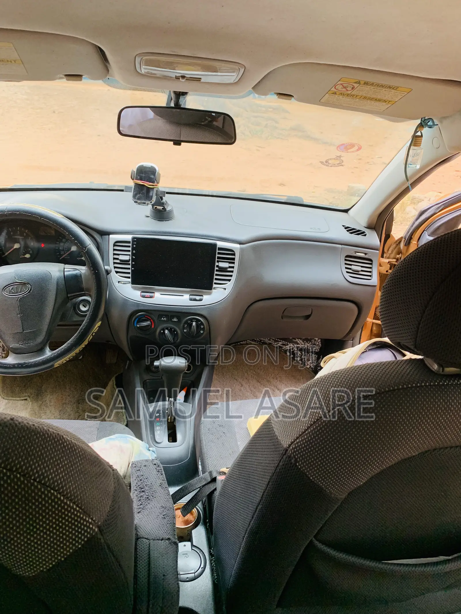 Kia Rio 2009 Gold