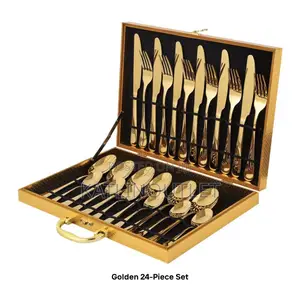 Golden Cutlery Set