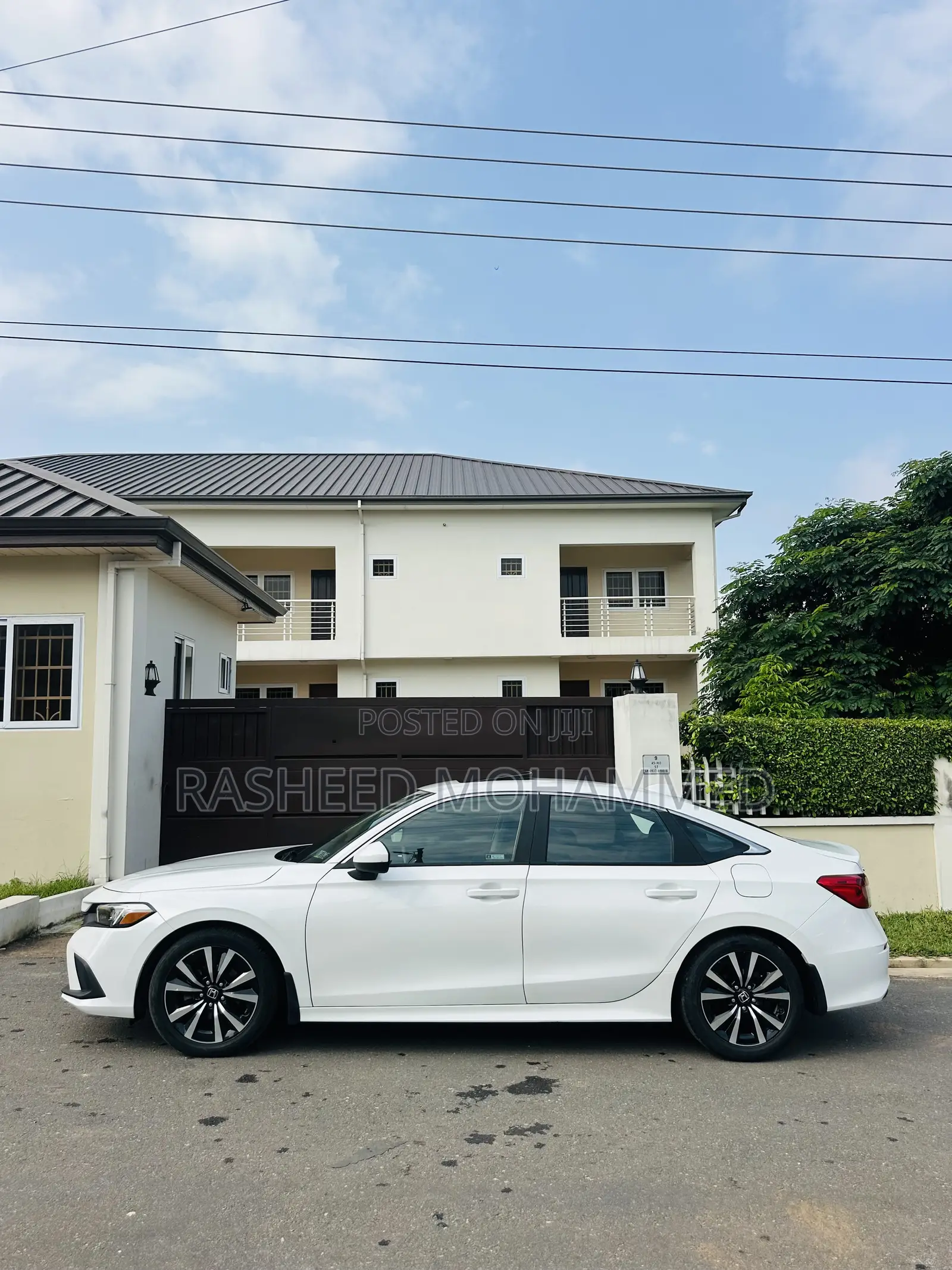 Honda Civic EX-L 2022 White