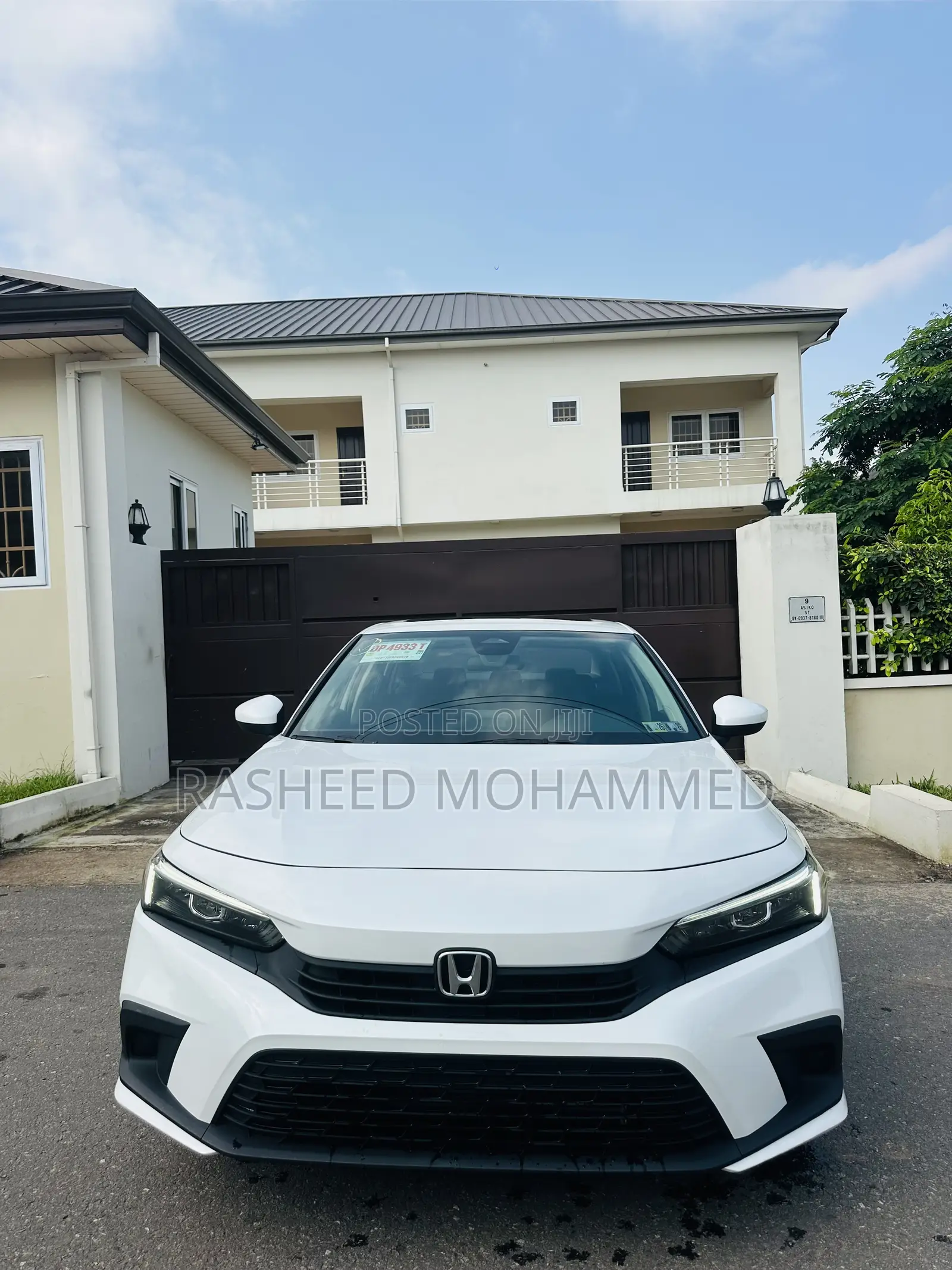 Honda Civic EX-L 2022 White